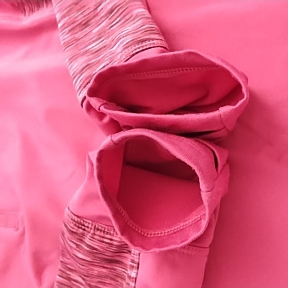 1/4 Zip Dri More, Work out Pop-over Jacket, Thumbholes, Reflective Strip - Picture 9 of 11